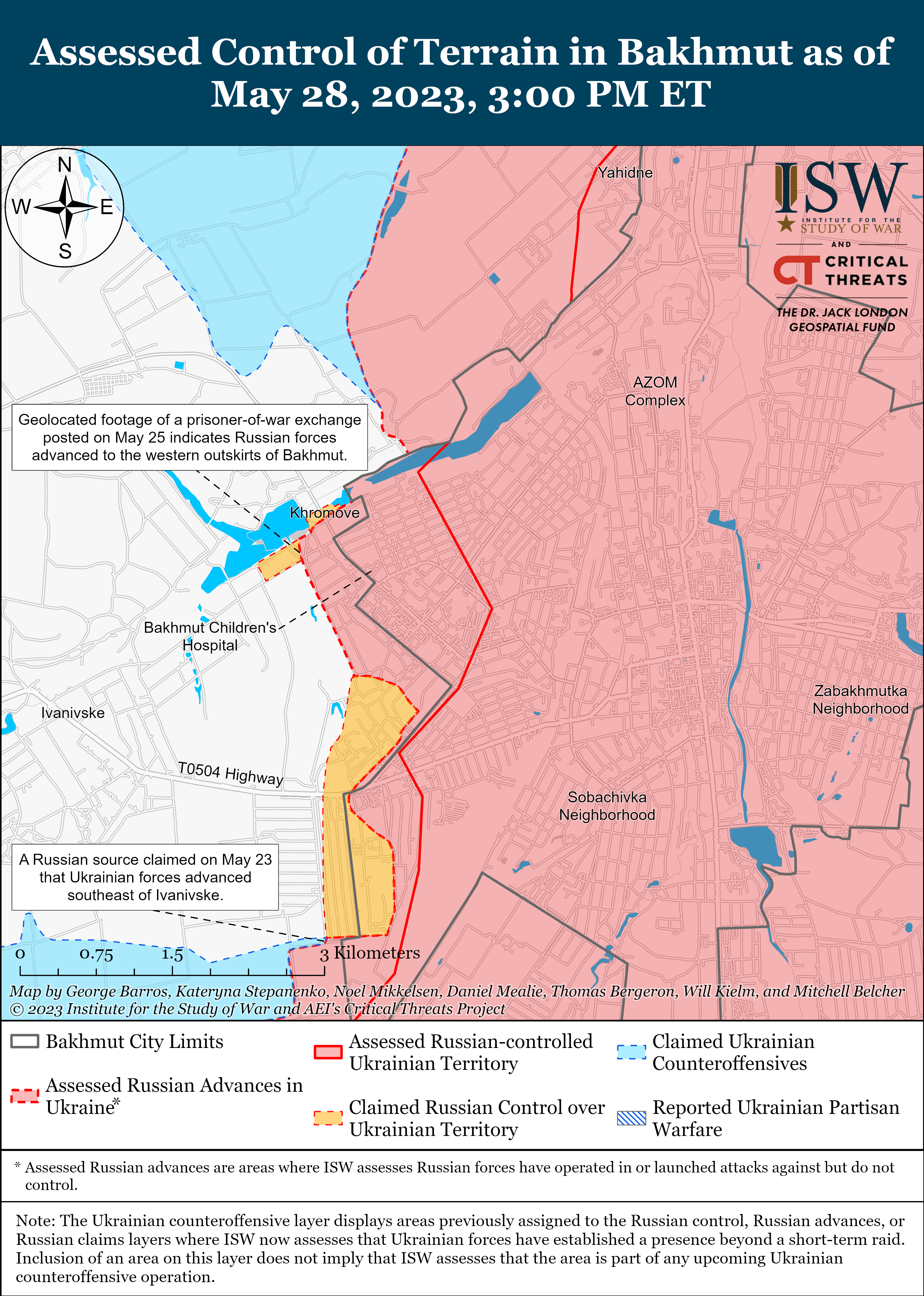 ВСУ осуществляют контратаки и продвигаются в Донецкой области: карты боев ISW